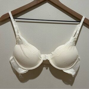 NEW Pepper Signature All You Cream Off White Padded Underwire Bra - Women’s 36A